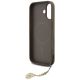 6. Etui Guess 4G Charms Collection MagSafe na iPhone 17 - brązowe
