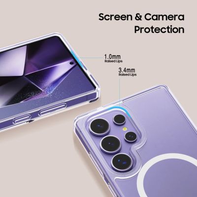4. Etui Tech-Protect FlexAir Hybrid MagSafe na Samsung Galaxy S25 Ultra - przezroczyste