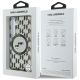 8. Etui Karl Lagerfeld Button Karl&Choupette Heads On KL Pattern MagSafe Samsung Galaxy S25 czarny