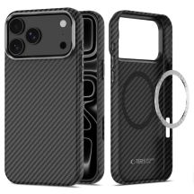 Etui Tech-Protect Ion Carbon MagSafe na iPhone 18 Pro Max / 17 Pro Max - czarno-srebrne