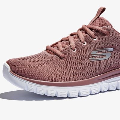 8. Buty sportowe damskie różowe Skechers Graceful Get Connected (12615-MVE)