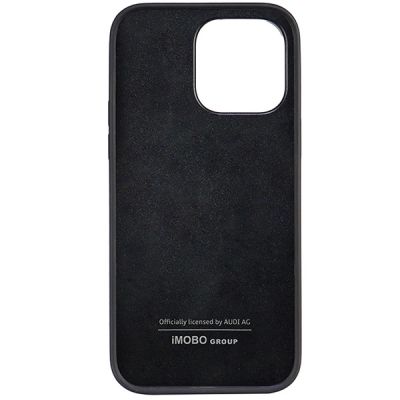 4. Etui Audi Synthetic Leather na iPhone 14 Pro Max - czarne