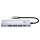 4. Adapter Tech-Protect HB01 HUB Adapter 5w1 USB-C + USB3.0 + HDMI 4K 60Hz + PD100W - szary