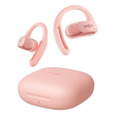 7. Słuchawki bezprzewodowe douszne Shokz OpenFit Air różowe