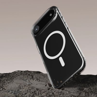 6. Etui Puro Impact Clear D3O TPU+PC kompatybilne z MagSafe na iPhone 17 Air - przezroczyste