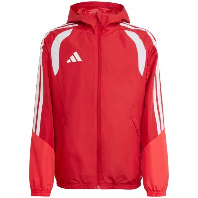 2. Kurtka dla dzieci adidas Tiro 26 Competition All Weather czerwona KB0155