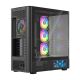 3. MODECOM OBUDOWA VOLCANO AQ 400 ARGB MIDI CZARNA