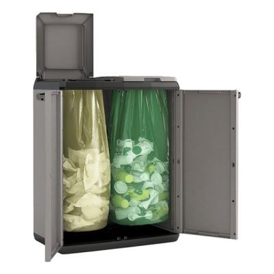 2. Keter Split Basic 220 l Prostokątny Plastik Szary