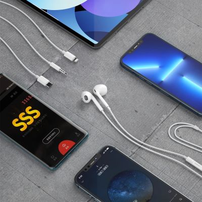 4. Dudao słuchawki douszne ze złączem USB Typu C biały (X14PROT)