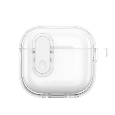 2. Etui AMAZINGTHING Minimal Case do AirPods 4 – przezroczyste