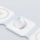 5. Ładowarka indukcyjna 3w1 Dudao A11N 15W - biała + kabel USB-C / USB-C