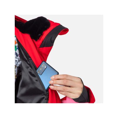10. Kurtka Rossignol W Pilot Down Jkt czerwony