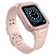 Pasek z etui ochronnym Protect Strap Band do Apple Watch 42 / 44 / 45 mm opaska obudowa pancerna - różowy