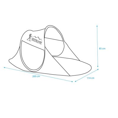 5. NAMIOT PARAWAN PLAŻOWY SAMOROZKŁADAJĄCY NIEBIESKO - RÓŻOWY