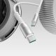 9. Kabel Joyroom S-A51 Cutting-Edge Series 60W USB-C - USB-C 1,2m - jasnoszary