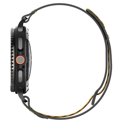 4. Pasek Spigen Athlex Air na Samsung Galaxy Watch 40 / 44 / 46 mm - czarno-żółty