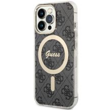 Etui Guess 4G MagSafe na iPhone 13 Pro / iPhone 13 - czarne
