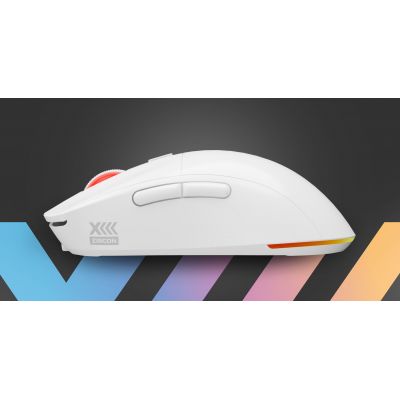 6. GENESIS Zircon XIII myszka Gaming Oburęczny RF Wireless + USB Type-C Optyczny 26000 DPI