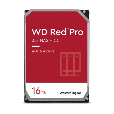 Dysk HDD WD Red Pro WD161KFGX (16 TB ; 3.5"; 512 MB; 7200 obr/min)