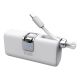 3. Kieszonkowy powerbank TRUST Pacto 5000 mAh biały