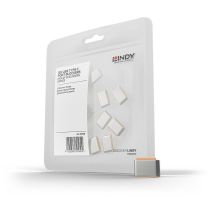 LINDY USB Typ C Port Schloss orange 10 StĂĽck