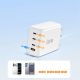 6. Ładowarka sieciowa Tech-Protect NC200W-GaN 4-Porty 200W - biała