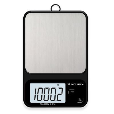 3. Waga kuchenna Wozinsky WAK-2252 dokładna z dużym wyświetlaczem LCD do 5 kg - czarna