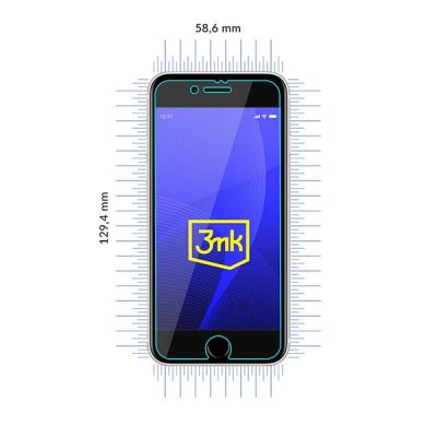 8. Szkło hybrydowe 3mk FlexibleGlass™ na iPhone SE 2020 / iPhone SE 2022