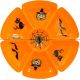 9. TACA MISKA DO PRZEKĄSEK HALLOWEEN ŚR.30CM