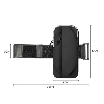 8. Saszetka Wozinsky WSDB-B armband opaska na ramię na telefon do biegania - czarna