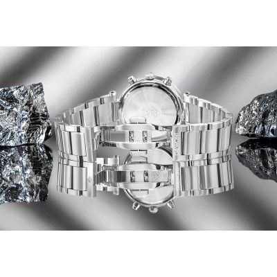 8. Zegarek Damski Giewont Sapphire Srebrny GW3380-B1