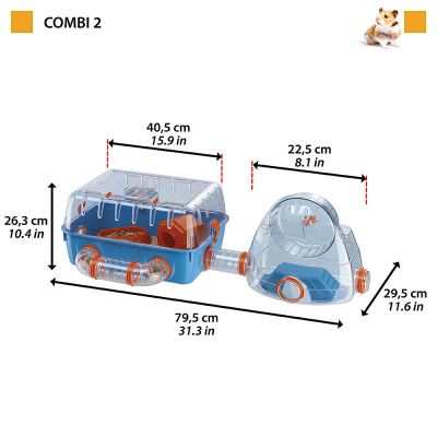 2. FERPLAST Combi 2 - klatka dla chomika