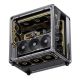 11. Jonsbo X400 PC-Gehäuse, Midi-Tower, ATX, Tempered Glass - grau