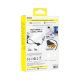 5. Kabel zwijany Baseus Free2Pull Mini 100W 3w1 USB-C - 2xUSB-C 1.2m - czarny