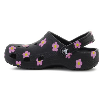 6. CROCS CLASSIC FLOWERR CLOG K BLACK 212670-001