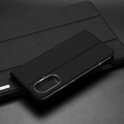 21. Dux Ducis Skin Pro etui do Realme 10 Pro+ pokrowiec z klapką portfel na kartę podstawka niebieskie
