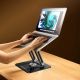 15. Podstawka pod laptopa, tablet Wozinsky WRS-CPY84SB 360 aluminiowa + Gratis! podstawka do smartfona - czarna