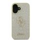 3. Etui Guess Fixed Glitter Big 4G na iPhone 16 Plus - złote