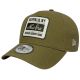 New Era Patch Line Cream 9FORTY E-Frame Adjustable Cap 60667686 Zielone OSFM