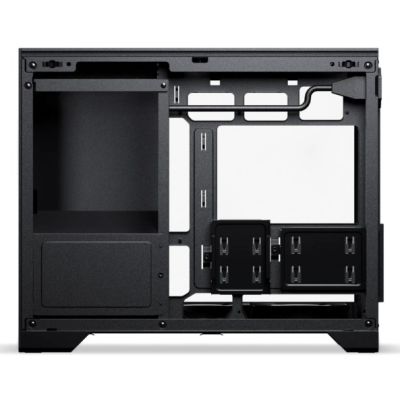 6. PHANTEKS XT V3 PC-Gehäuse, Mini-Gehäuse, mATX, Tempered Glass - inklusive 3x 120-mm-Lüfter,schwarz