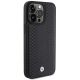 4. Etui BMW Leather Diamond Pattern na iPhone 15 Pro Max - czarne
