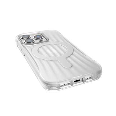 5. Raptic X-Doria Clutch Built Case etui iPhone 14 Pro z MagSafe pokrowiec plecki przezroczysty