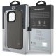 8. Etui Mercedes MB Curved Stitches Leather na iPhone 16 Pro Max - brązowe