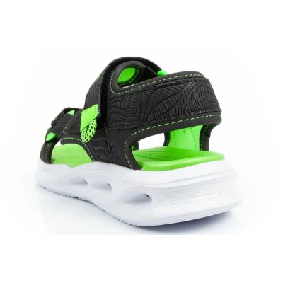 16. Sandały Skechers Jr 401673L/BKLM