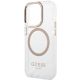 6. Etui Guess Metal Outline Magsafe na iPhone 15 Pro Max  - złote
