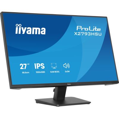 7. iiyama ProLite X2793HSU-B1 monitor komputerowy 68,6 cm (27") 1920 x 1080 px Full HD LED Czarny