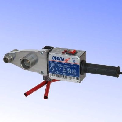 2. Dedra zgrzewarka do rur PCV 800W/1500W walizka/adaptory 20-63mm