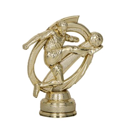 2. Figurka plastikowa złota - piłkarz