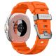 7. Pasek Spigen WBS2 na Samsung Galaxy Watch 40 / 44 / 46 mm - pomarańczowy