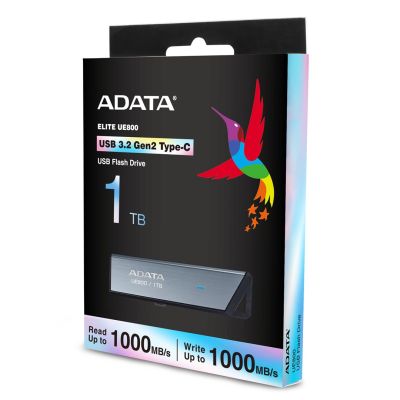 13. ADATA UE800 pamięć USB 1 TB USB Type-C 3.2 Gen 2 (3.1 Gen 2) Srebrny
